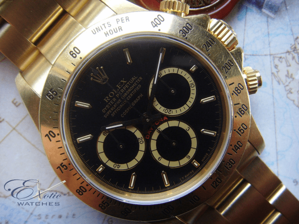 1988 VERY RARE MKI "FLOATING" ROLEX DAYTONA 18K Ref 16528