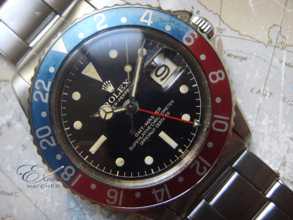 Rolex GMT 1675 Pointed Crown Guard