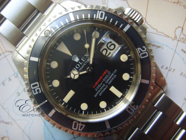Rolex Mark 2 unpolished Red Submariner