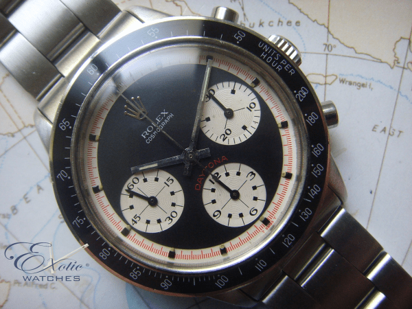 1968 VERY RARE ROLEX PAUL NEWMAN DAYTONA 3 COLOR DIAL Ref 6262