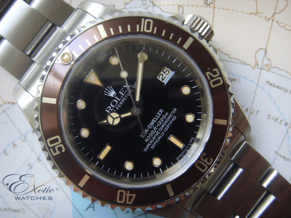 1984 TROPICAL ROLEX TRANSITIONAL SEADWELLER Ref 16660