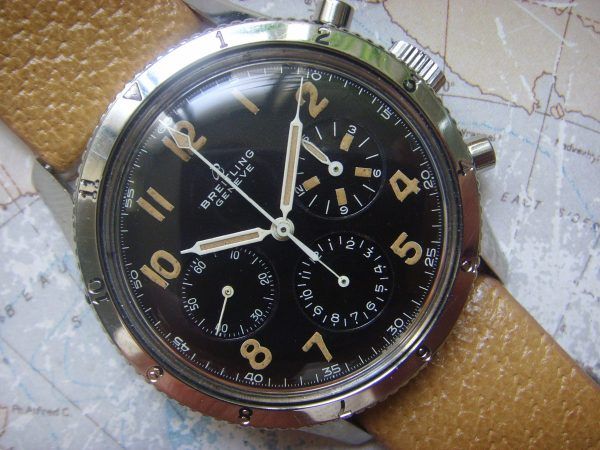 1962 VERY RARE & 100% ORIGINAL BREITLING AVI 765 PILOTS CHRONOGRAPH Breitling 765. AVI|Breitling Co-Pilot|Crown 1|Crown 2|Side case|Back case|Mvt 1|Inside back|Breitling 765