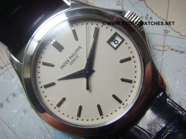 2003 WHITE GOLD PATEK PHILIPPE CALATRAVA Ref 5107G & EXTRACTS CP Main 1.1|CP Box Papers|Crown 1|Crown 2|Side case|Mvt 1|Buckle 1|Buckle 2|CP Main 2.2