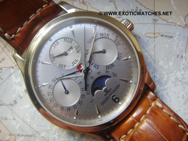 2003 18K WHITE GOLD JAEGER LECOULTRE MASTER CONTROL PERPETUAL CALENDAR Jaeger Lecoultre|Jaeger Lecoultre Perpetual Calendar|Crown 1|Crown 2|Lug 1|Lug 2|Lug 3|Side case|Back case|Mvt 2|Inner back case|Full back|Buckle|Full side|Jaeger Master Control|Back case 1|Back case 2|Crown 1|Crown 2|Side case