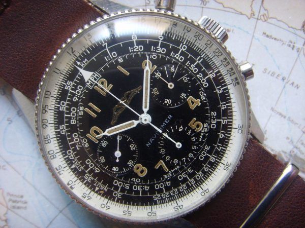 1959 RARE & UNPOLISHED BREITLING NAVITIMER 806 2ND SERIES SERVICED Main 1|Full flat|Crown 1|Crown 2|Side case|Back case|Mvt 2|Inner back|Buckle|Main 2