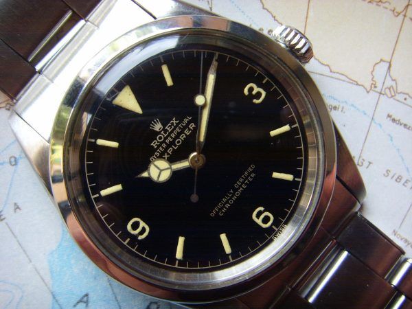 1960 1ST OWNER ROLEX EXPLORER 1016 GILT CHAPTER RING SWISS ONLY Main 1.|Full 1
