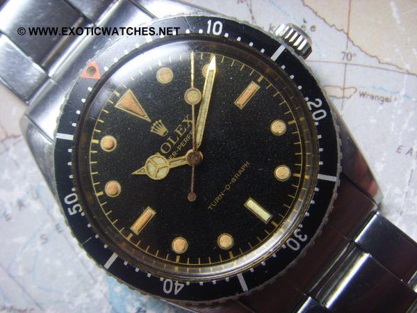 1954 EXCEPTIONAL 100% ORIGINAL ROLEX SUBMARINER TURN-O-GRAPH Ref 6202 Rolex 6202 Submariner TM|Rolex 6202 Turn-O-Graph TM|Crown 1|Crown 2|Side case|Full back|Movement|iNSIDE BACK|Model #|Serial # BLINDED|CP Main 2