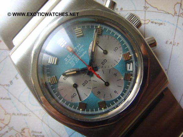 1973 EXCELLENT CONDITION & RARE ZENITH DEFY EL PRIMERO BLUE DIAL Zenith El Primero|Crown 1|Lug (1)|Lug (2)|Lug (3)|Side case|Back case|Mvt 1|Inside back|Full back|Buckle|Buckle 2|Zenith A782 Defy