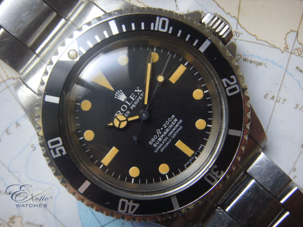 Rolex 5512 Pumpkin patina