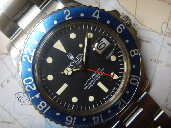 Rolex GMT 1675 Radial Blueberry