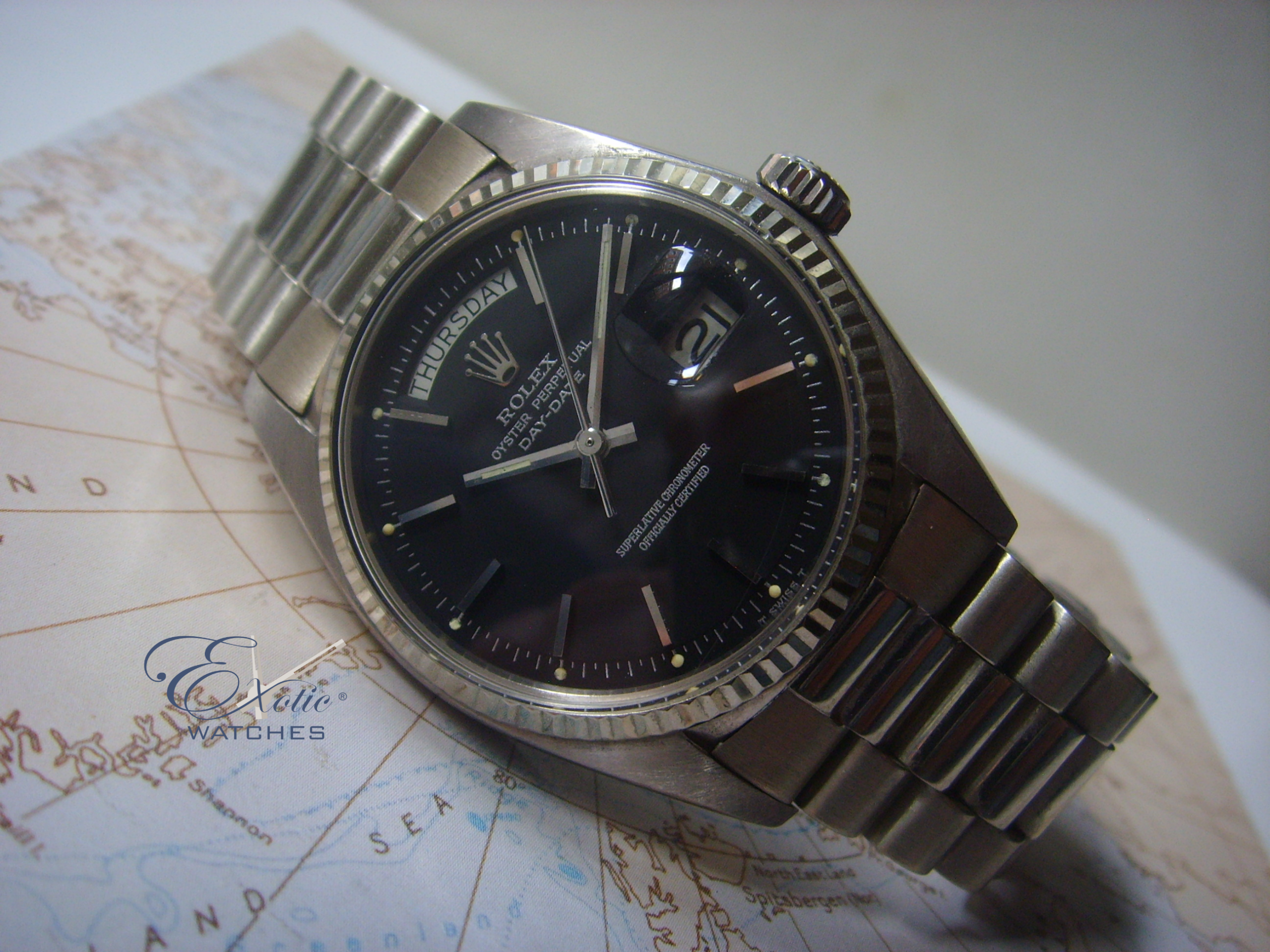 White Gold Black dial Rolex President 1803 White Gold Black dial Rolex President 1803