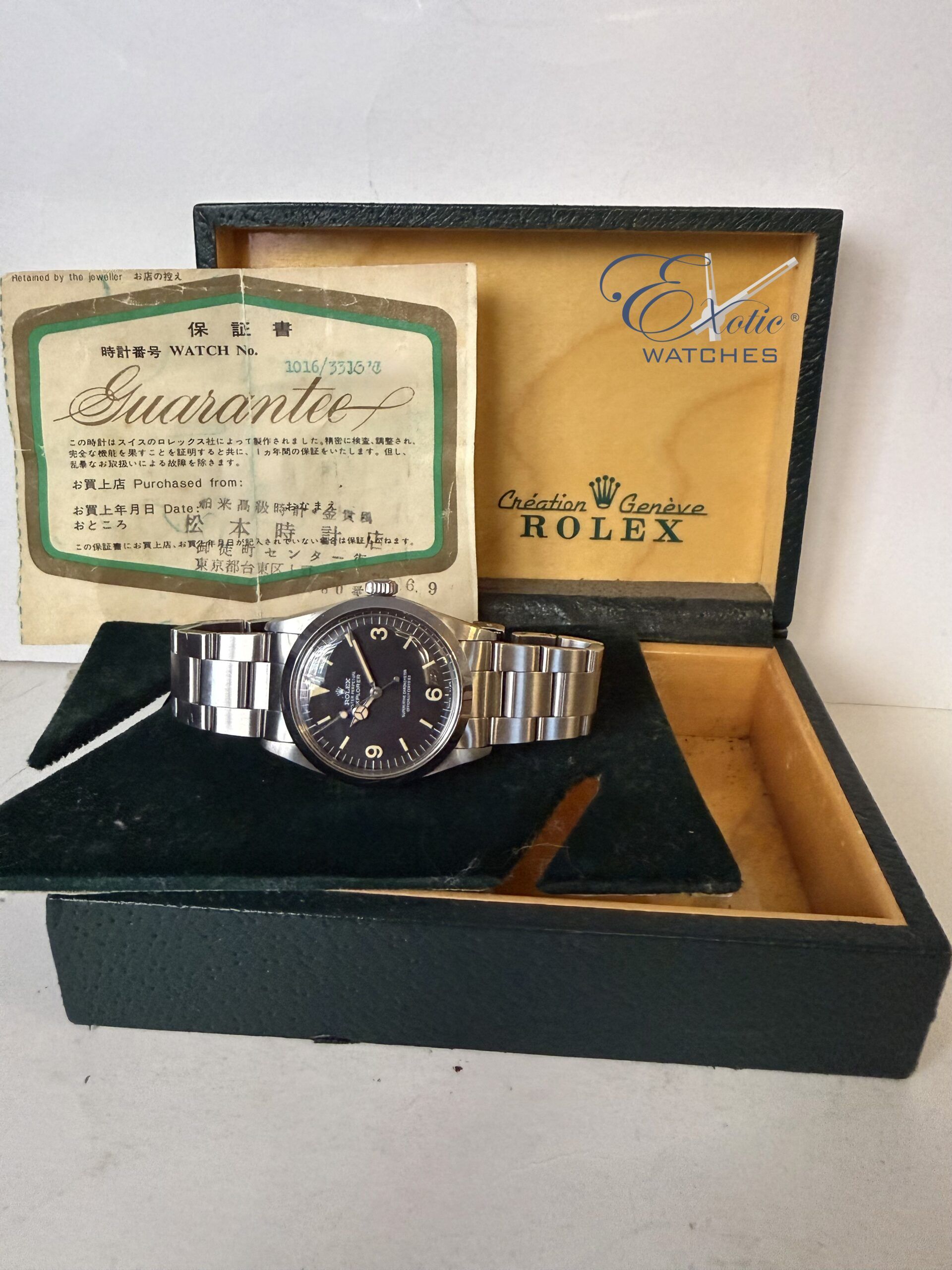 Vintage Rolex Explorer I