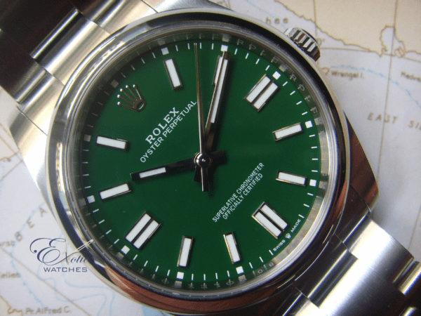 Rolex 124300 Oyster Perpetual Green