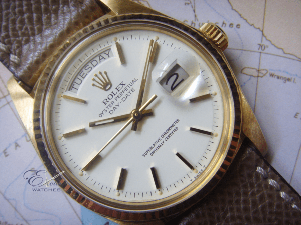 Rolex 1803 Day Date white dial