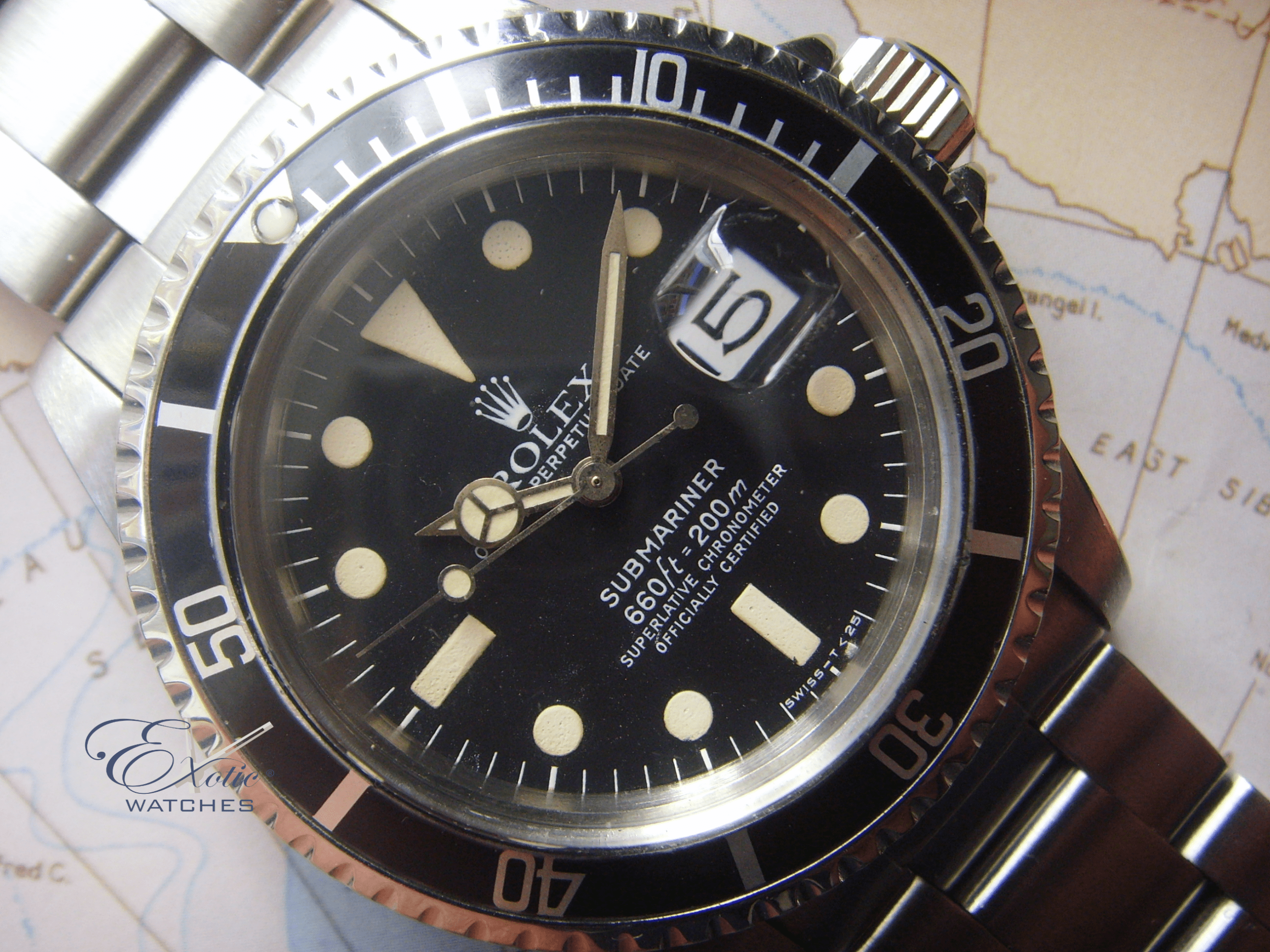 Rolex 1680 Submariner egg shell patina Rolex 1680 Submariner egg shell patina