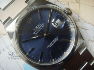 Rolex Blue Datejust Oysterquartz 17000