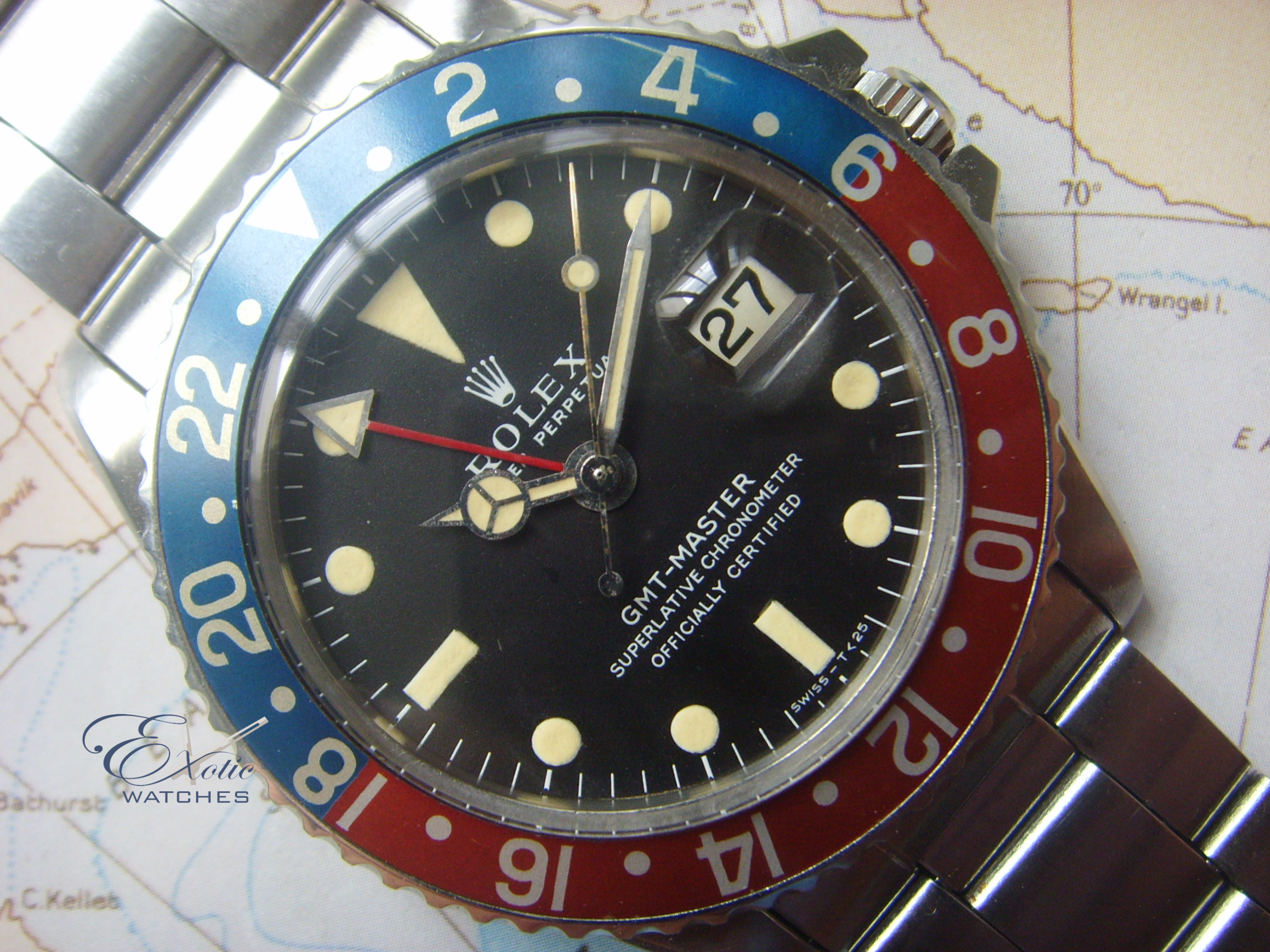 Rolex GMT 1675 Mark I Pepsi Rolex GMT 1675 Mark I Pepsi