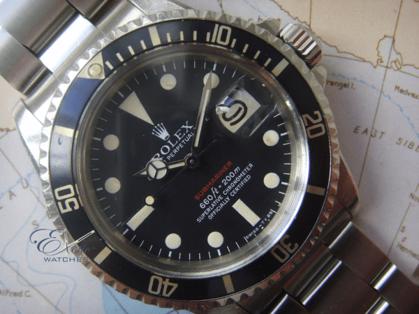 Unpolished Rolex Red Submariner 1680