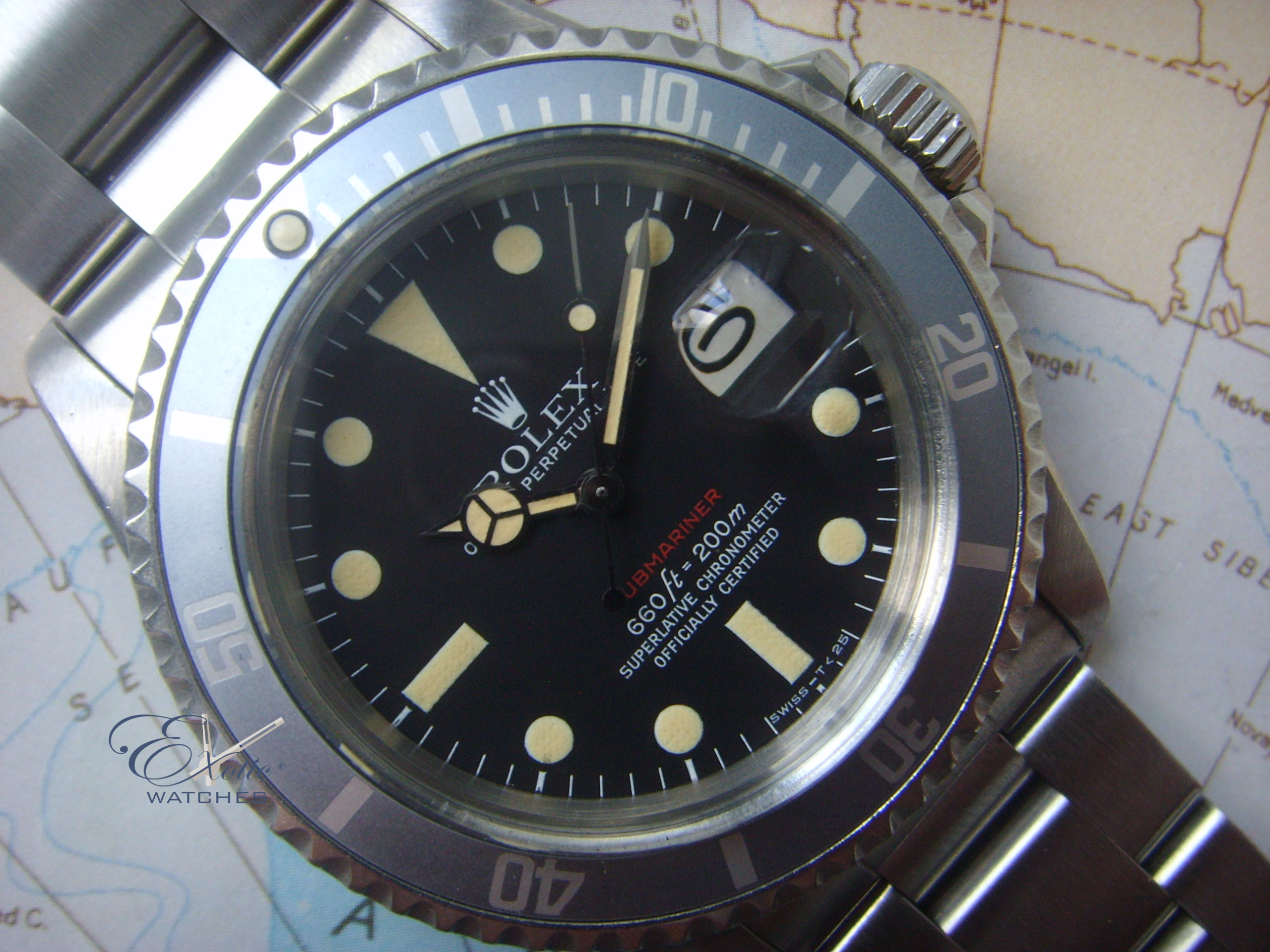 Rolex 1680 Red Submariner ghost bezel Rolex 1680 Red Submariner ghost bezel