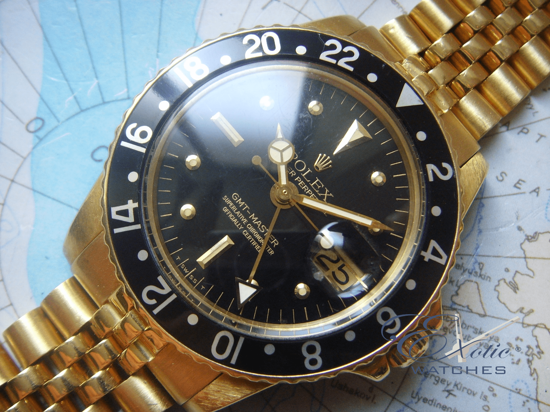 Rolex Gold GMT 1675 Rolex Gold GMT 1675